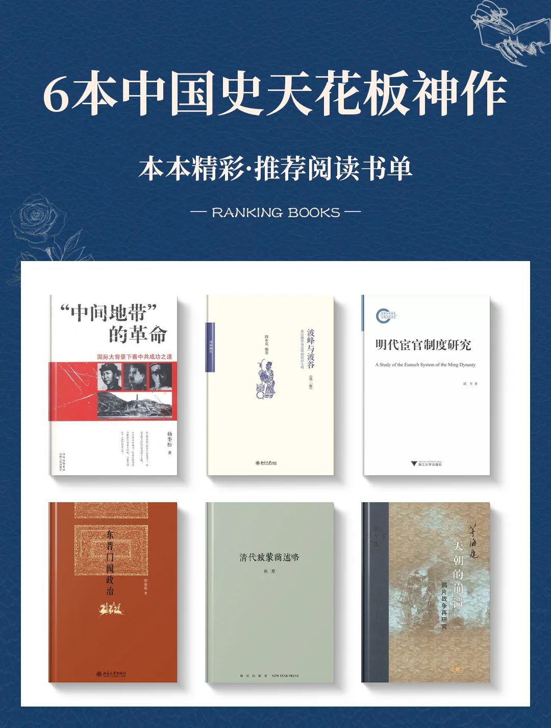 「书单」部部豆瓣9.0+，6本中国史天花板神作