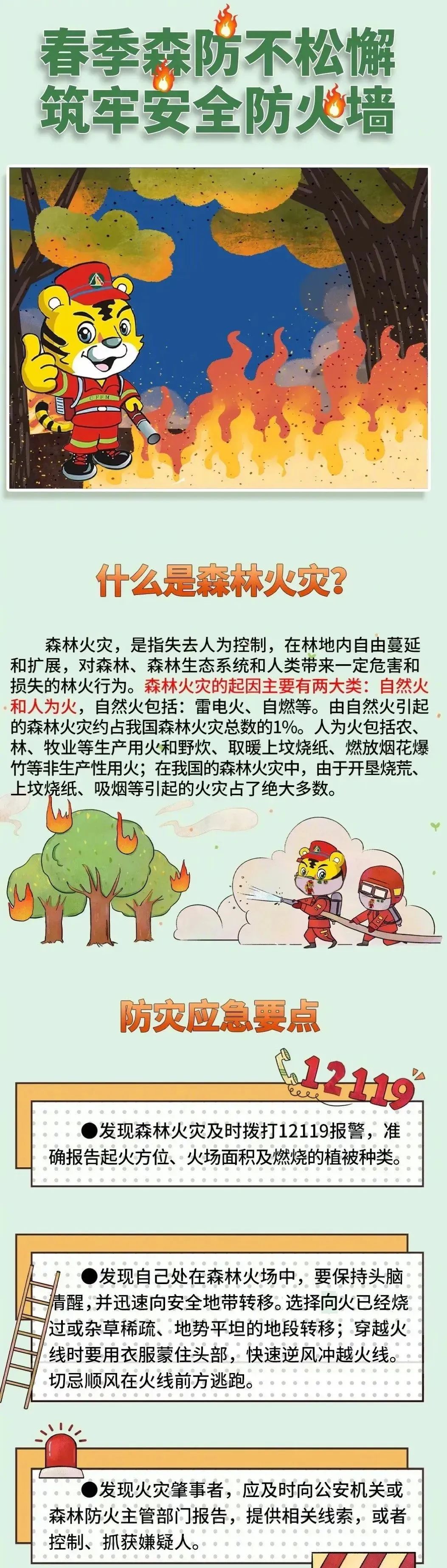 全民阅读 | 一图科普森林防火安全知识